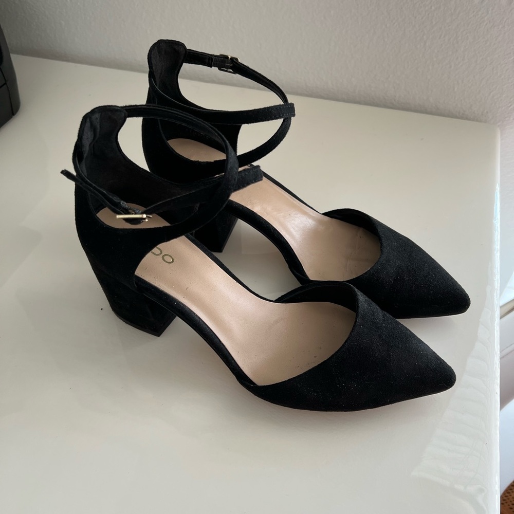 Black Wedge ALDO shoes